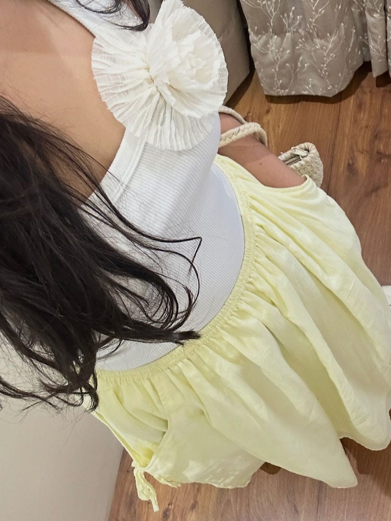 Butter Yellow Skirt